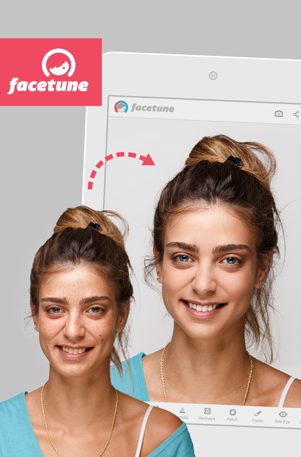 Facetune, una aplicación para salir perfectos en los selfies